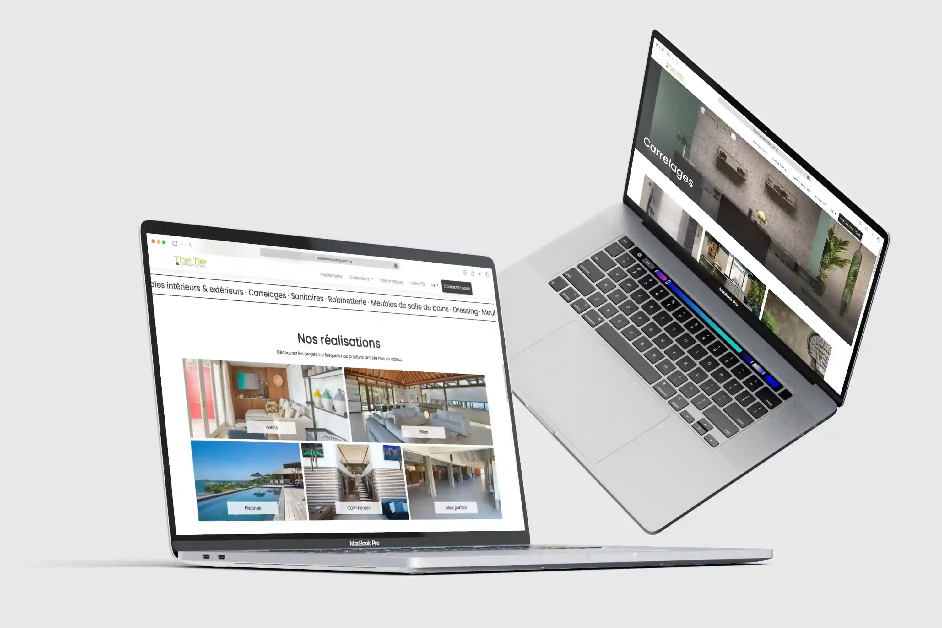 Tile & Design Shop mockup