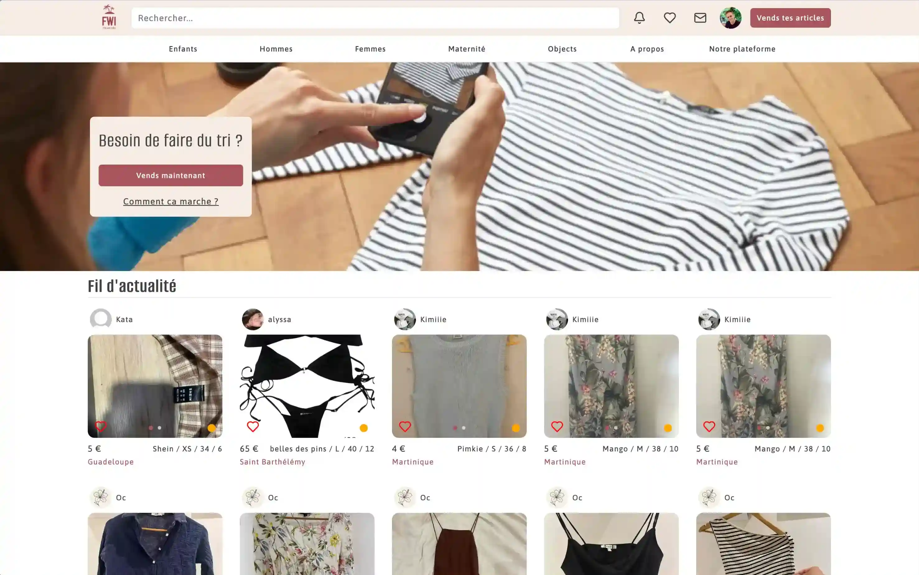 Frip West Indies mockup