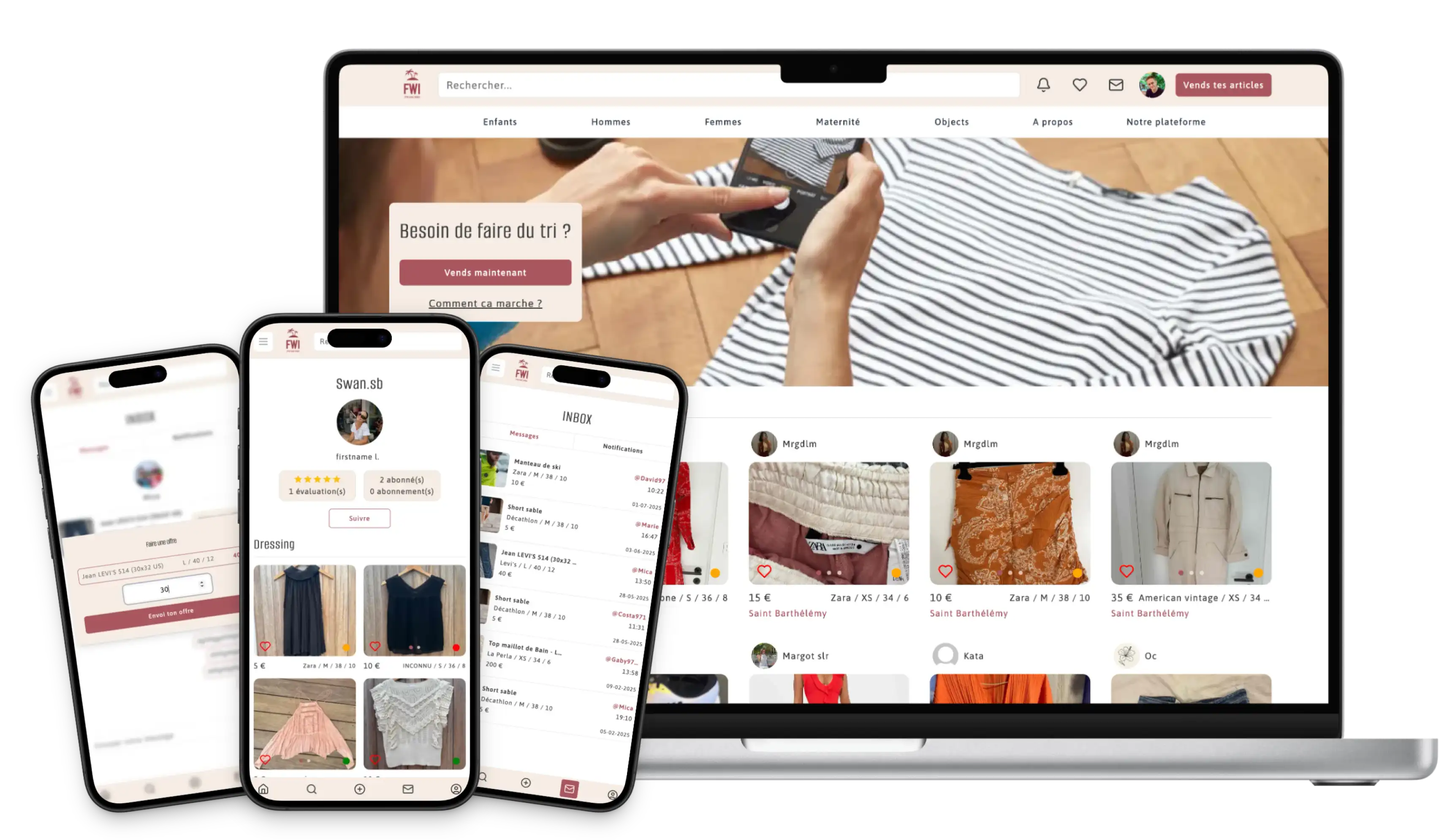 Frip West Indies mockup